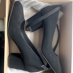 cute black heels ( only worn once ) super comfortable !!